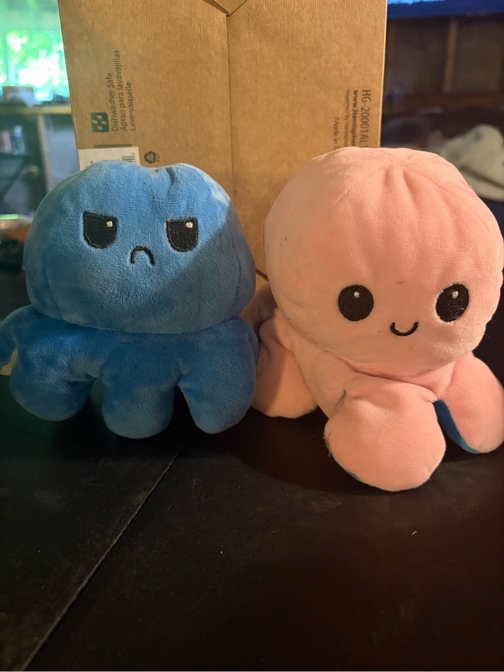 Reversible feelings octopus set of 2
